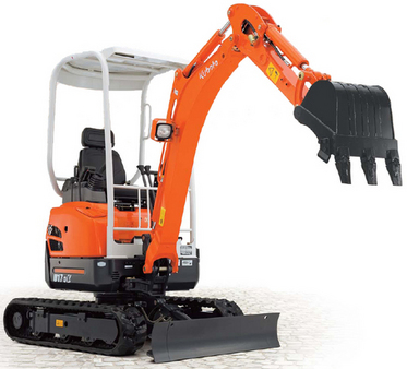 Mini-pelle de 1.1 T à moins de 2 T Kubota U17