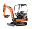 Mini-pelle de 1.1 T à moins de 2 T Kubota KX 016